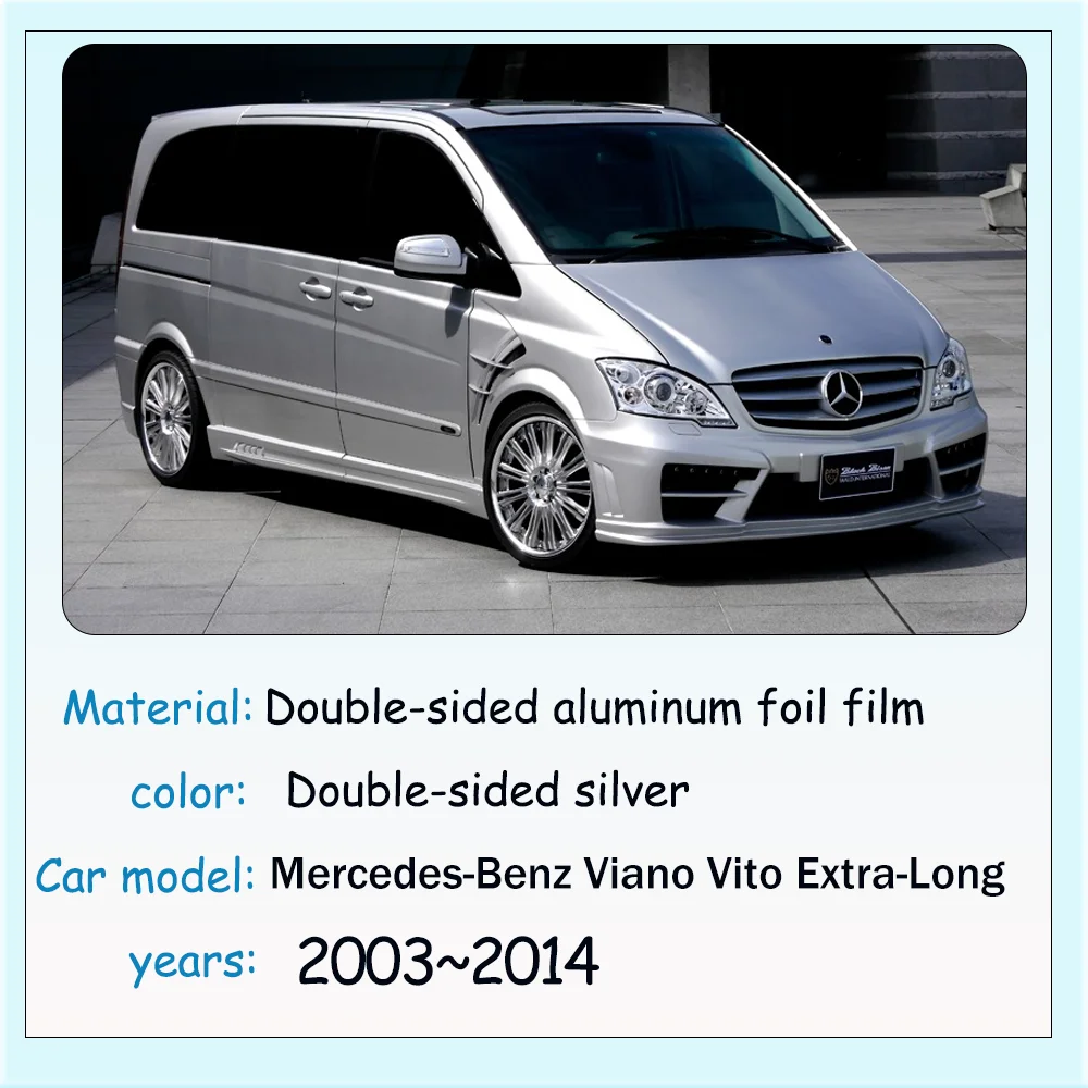 Car Sunshade For Mercedes-Benz Viano Vito Extra-Long W639 2003~2014 Skylight Windshield Sun Shade Protector Parasol Accessories