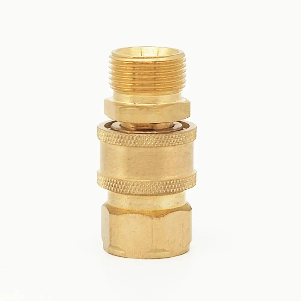 1Set New 3/8 M22 Pipe Joint For M22 High Pressure Washer Adapter Set Hose Coupler Quick Connect Kits M22 1.5mm Water Outlet Set