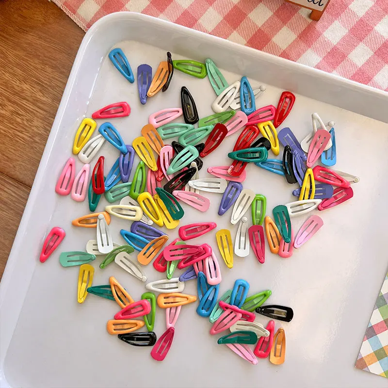 20Pcs 2cm Mini Hair Clips for Dolls Cute Kawaii Doll Hair Accessories DIY Toy Decoration Supplies