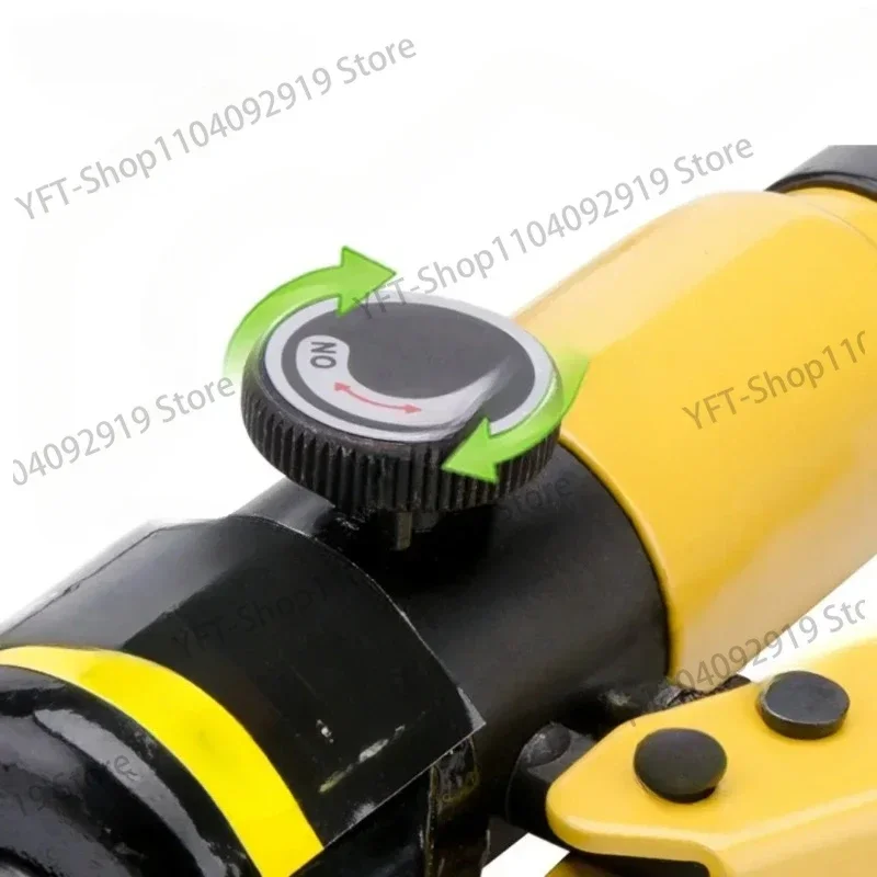 8T 4-70MM Hydraulic Crimper Tool Kit Tube Terminals Lugs Battery Wire Crimping Force YQK-70 Hydraulic Pliers Gloves for Gift