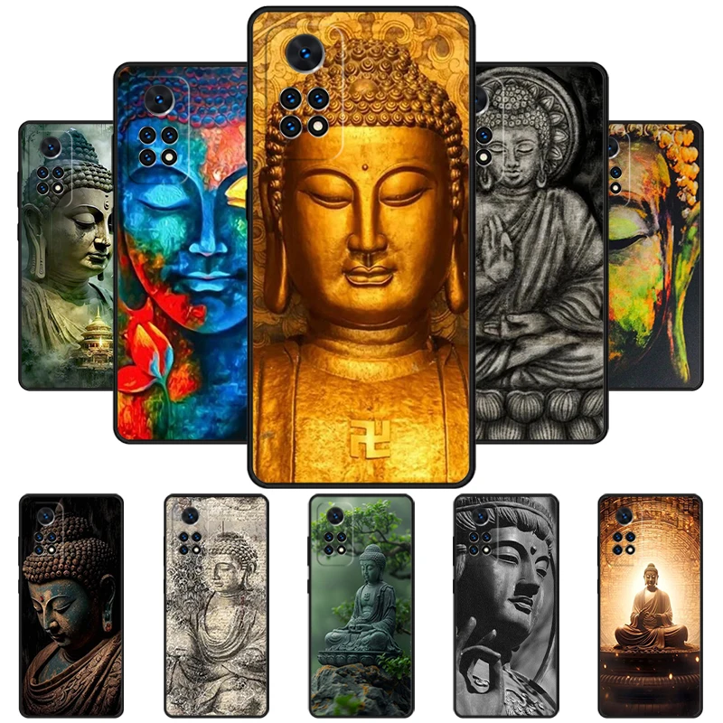 Gautama Buddhism Buddha Phone Case For Redmi Note 11 EPro 11S 10T 9S Promax 8 Pro Xiaomi Mi 11 12X 12S Ultra Cover