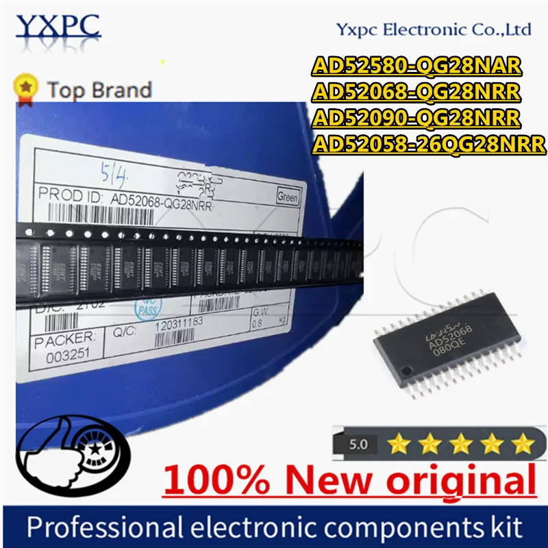 

10pcs 100% New AD52580-QG28NAR AD52068-QG28NRR AD52090-QG28NRR AD52058-26QG28NRR AD52580 AD52068 AD52090 AD52058 Chips