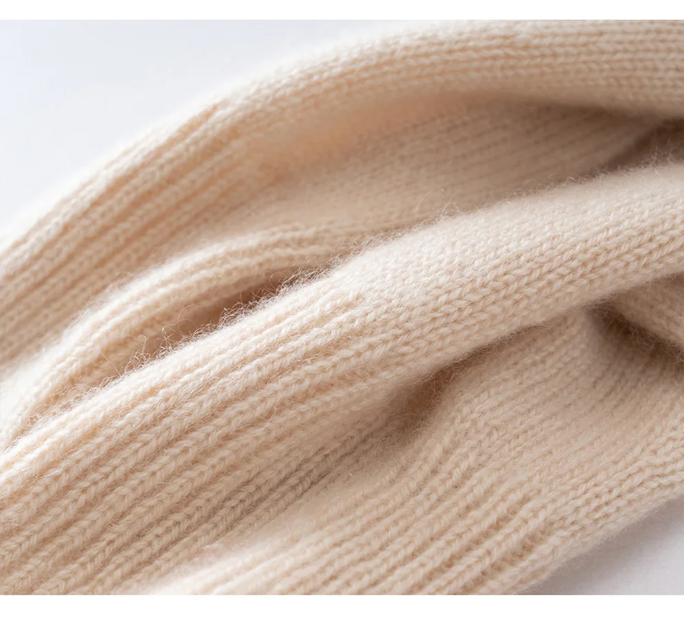 High Quality 100% Pure Cashmere Half Finger Gloves Women Soft Warm With Fourchettes Knitted Gloves For Driving Outdoor Sports