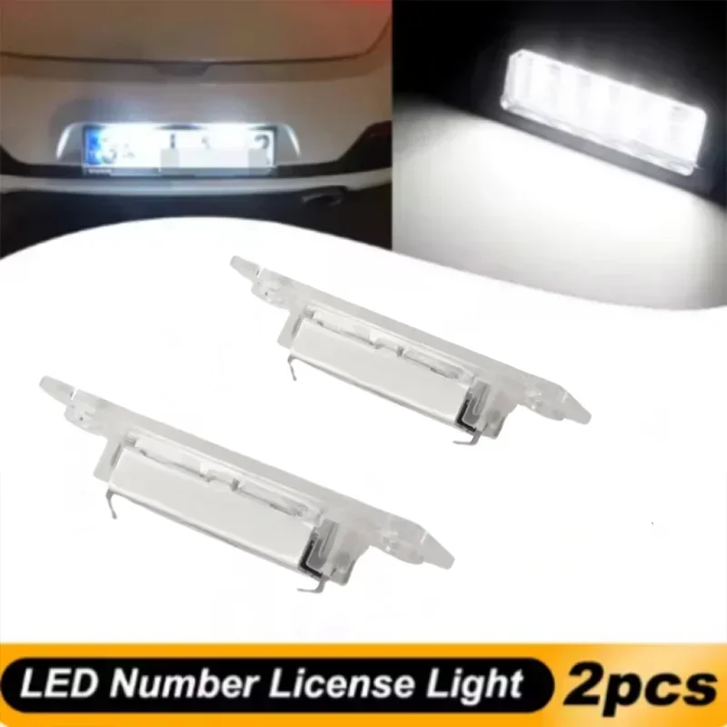 

12V LED Car License Number Plate Light Lamp No Error For VW Passat Cimousint Touran Caddy Skoda Super Jetta Golf Number Signal