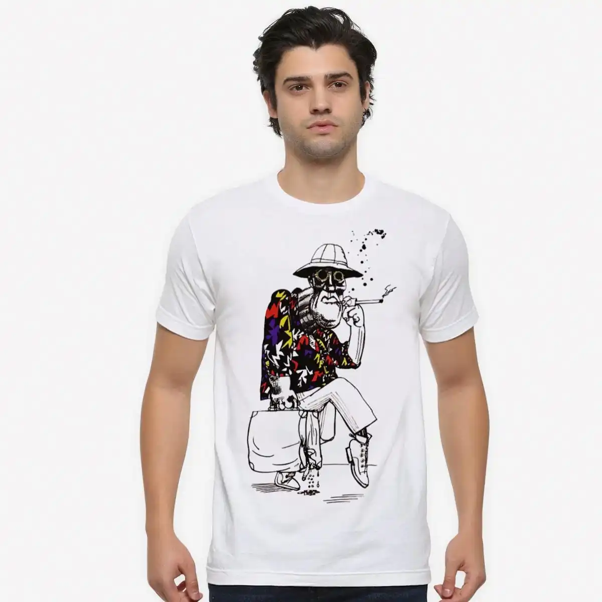 Fear and Loathing in Las Vegas Art T-Shirt, Hunter S. Thompson Tee, Men's Women's All Sizes