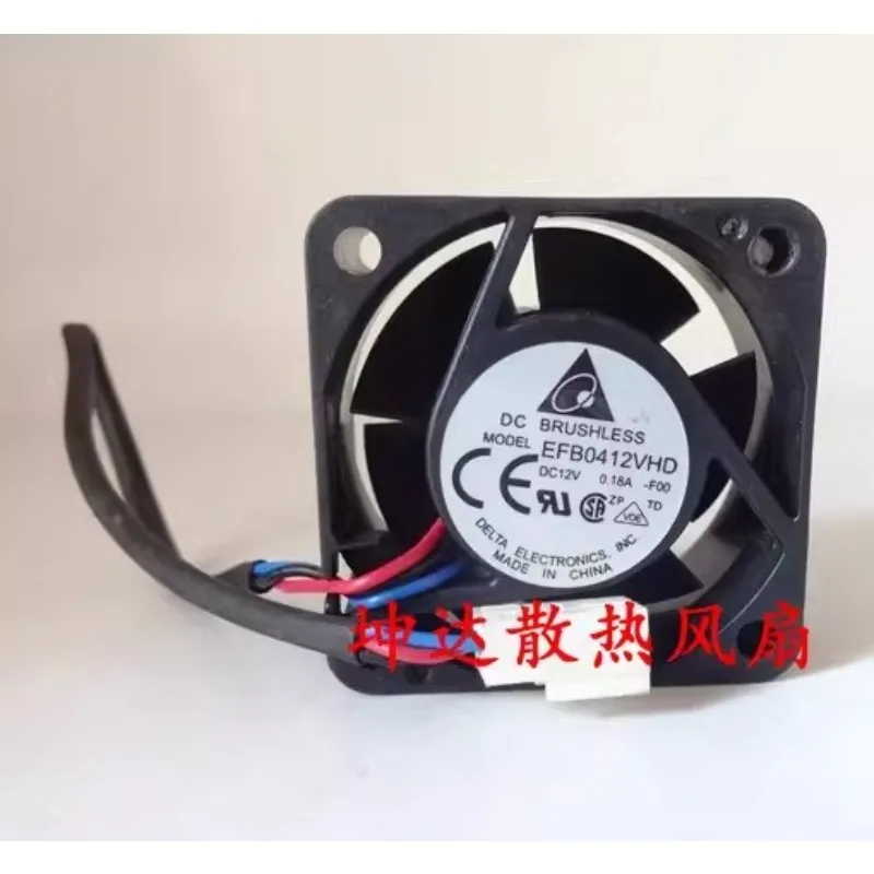 New Cooler Fan for Delta EFB0412VHD-R00/F00 4020 4CM 12V 0.18A Ball Fan 40X40X20MM