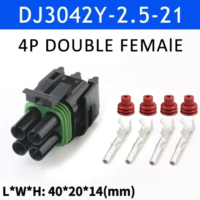 4P Female Double Row