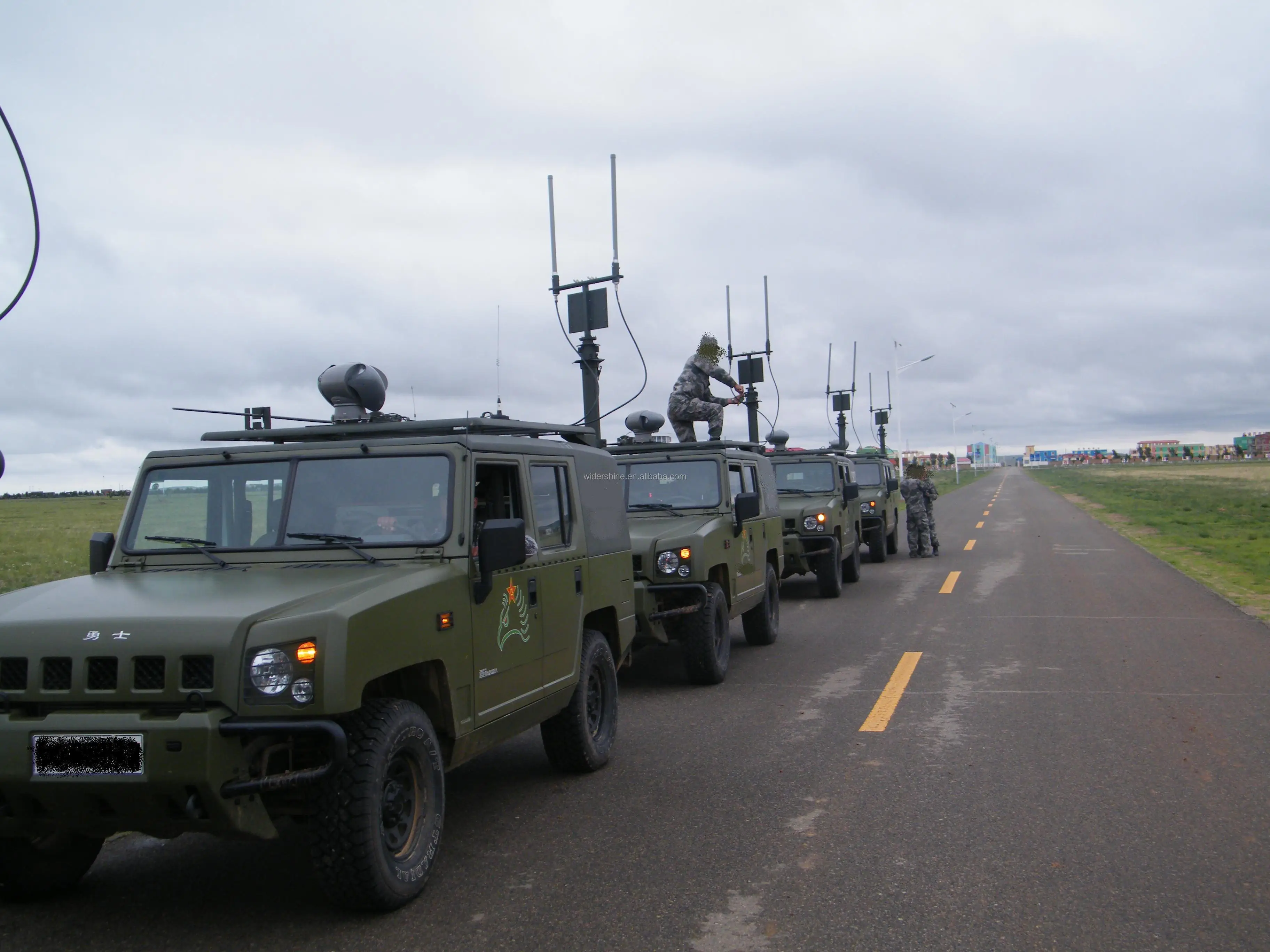 Widershine Vehicle Based Wireless IP Mesh Long Range 500km Broadband Communication IP Radio Station Module For Car