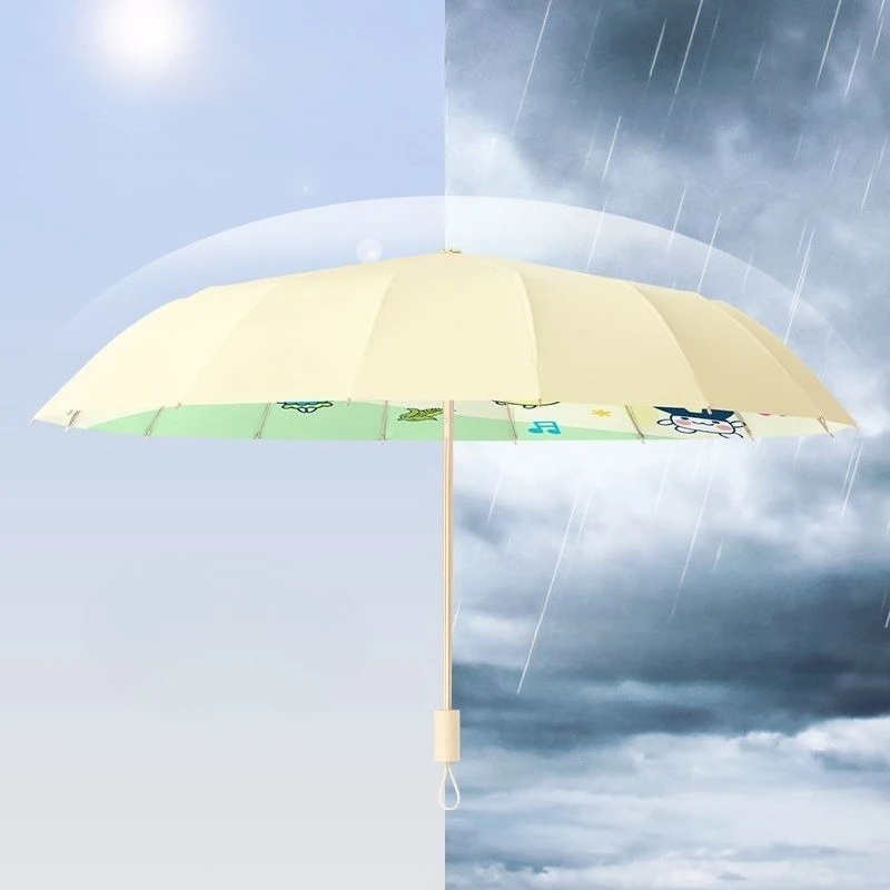 Bandai Electronic pet tamagotchi peripherals Sunscreen umbrella dual-purpose sun umbrella wind-resistant double folding sunshade