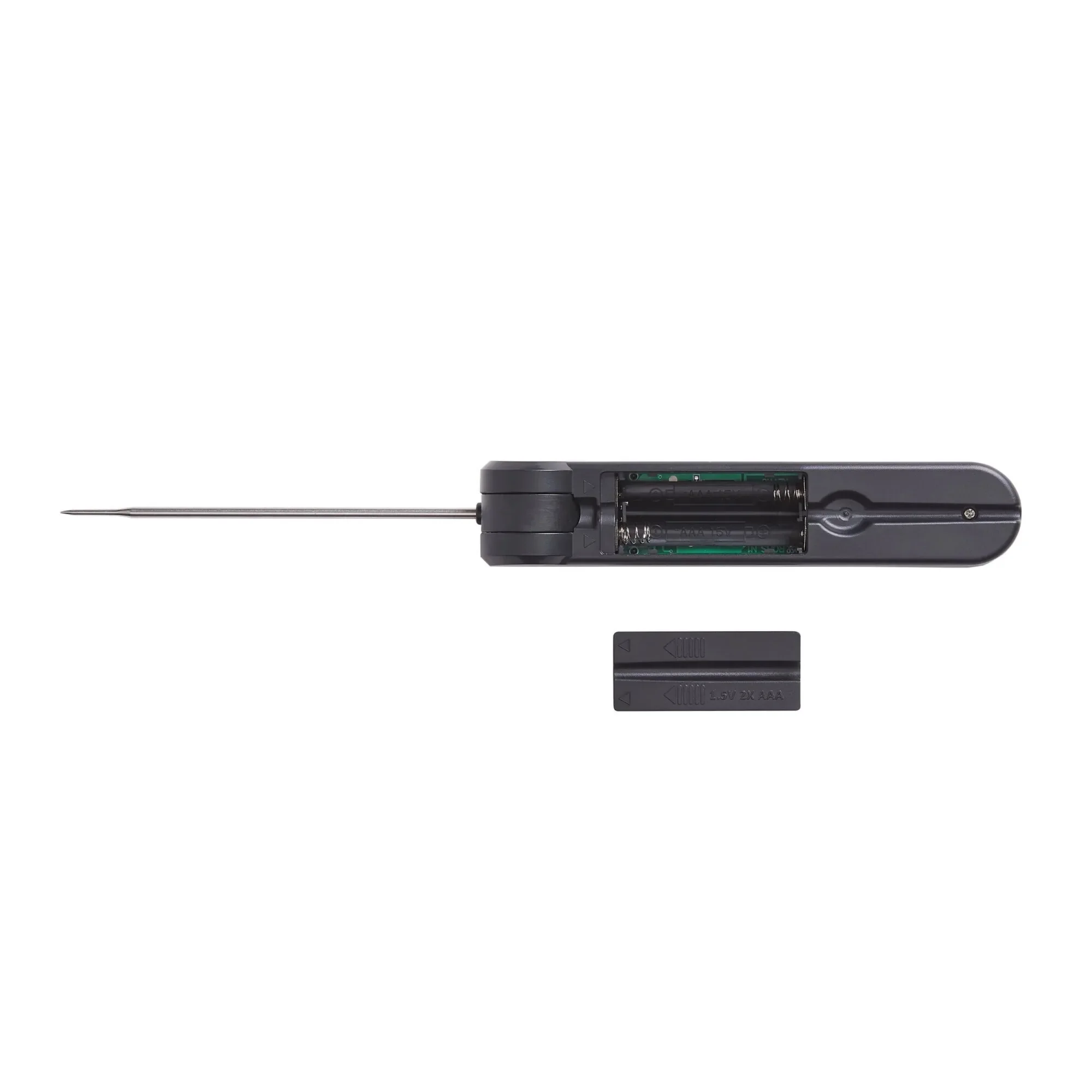 

Digital Fold Thermocouple Thermometer Stainless Steel Probe Black