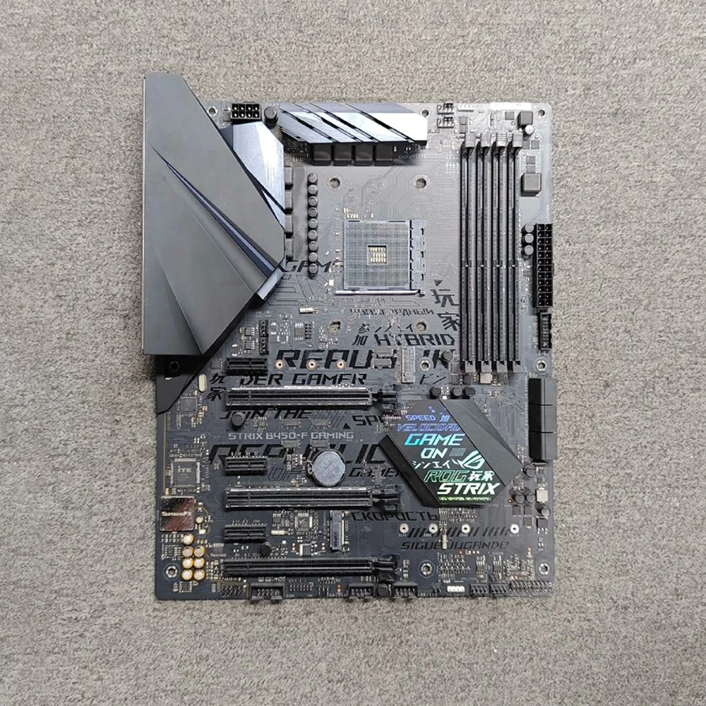 For A-s-u-s AMD B450M B450 Desktop Computer Motherboard ROG STRIX B450-F GAMING