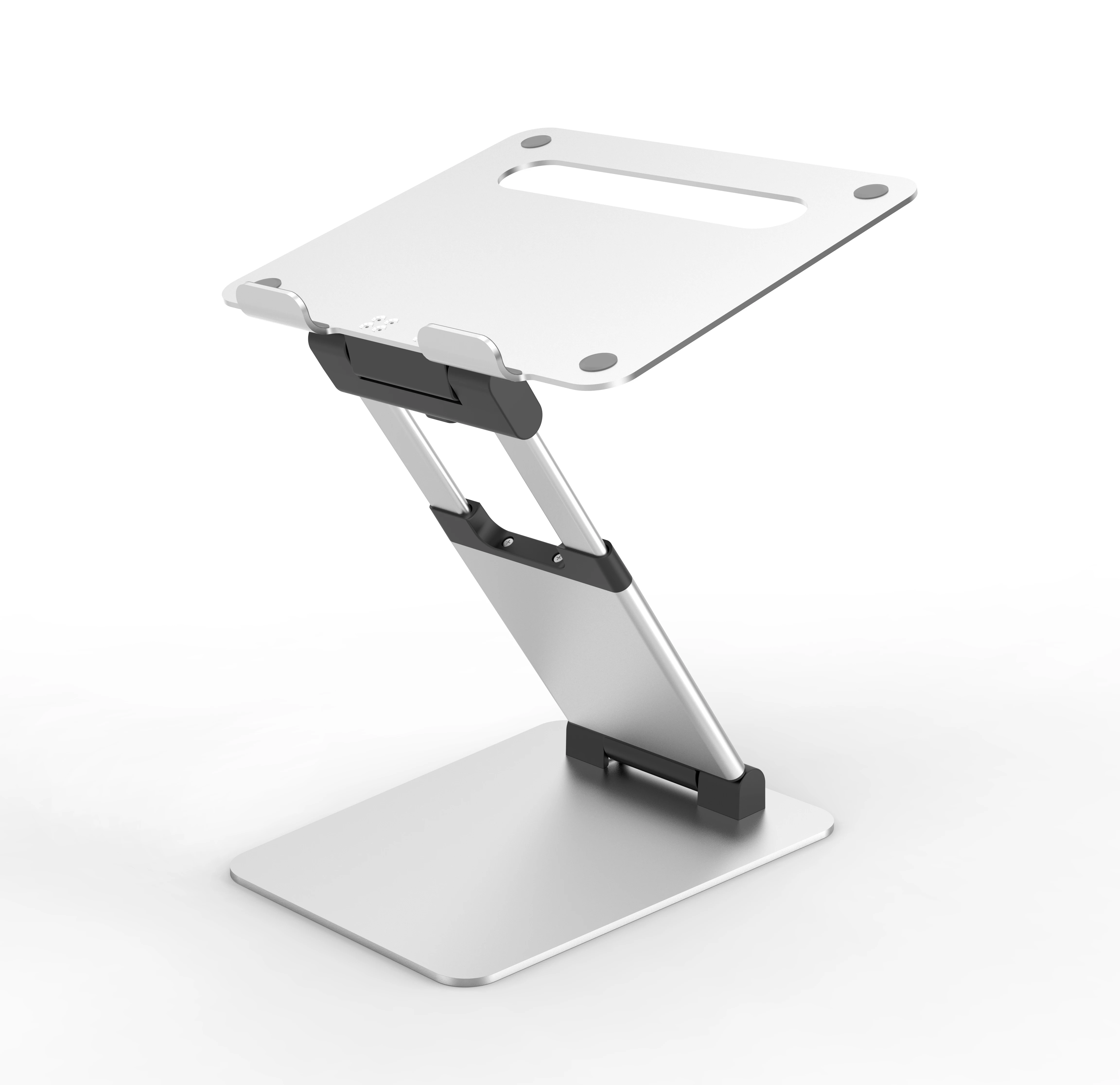 Best Seller Heavy Duty Adjustable Foldable Aluminum Laptop Stand Height Adjustable Notebook Riser For Standing Desk