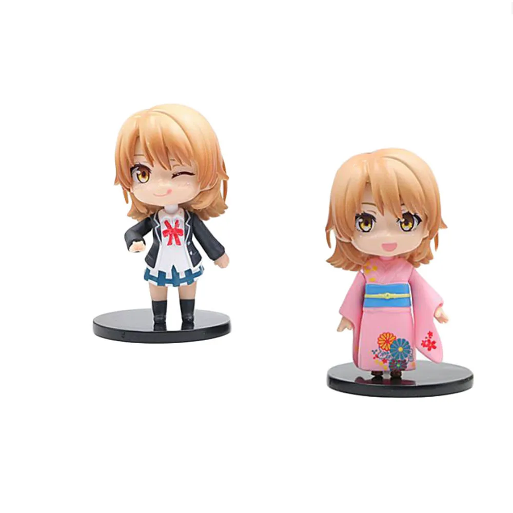 Figuras de acción de Yukinoshita para niñas, uniforme escolar Yukin Yuigahama Isshiki Iroha, modelo de colección de PVC, 1 piezas