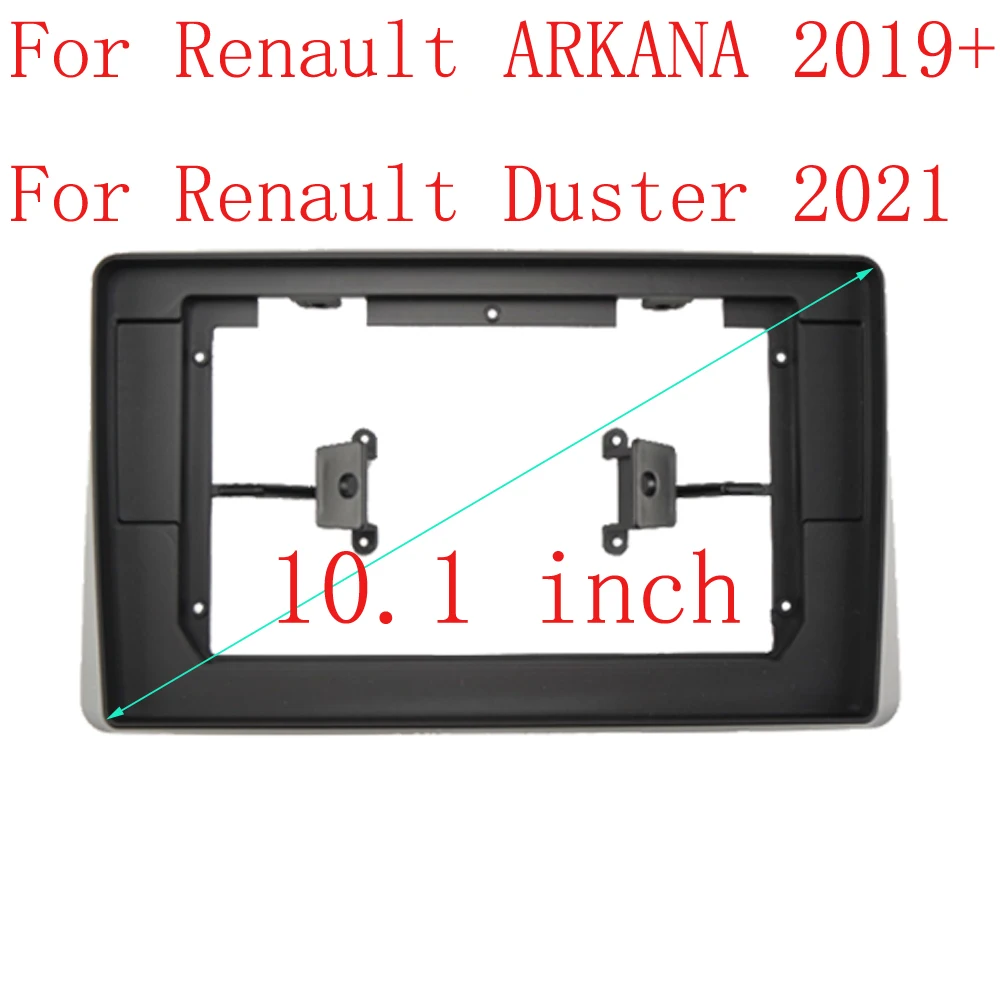 Car Radio Fascias Frame For Renault Duster Arkana 2019+ 10 inch 2DIN Stereo Panel