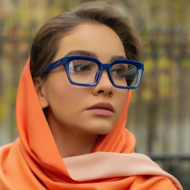 Gafas de lectura cuadradas de gran tamaño para hombre y mujer, lentes portátiles con montura grande, alta definición para presbicia, a ~ + 3,0 dioptrías + 0, 1 unidad