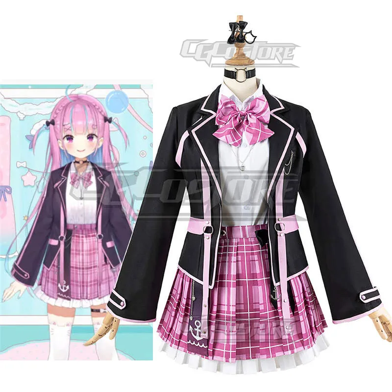 

Virtual Liver VTuber Minato Aqua Cosplay Costume Anime Dresses Christmas Halloween Freeshipping CG1454WL