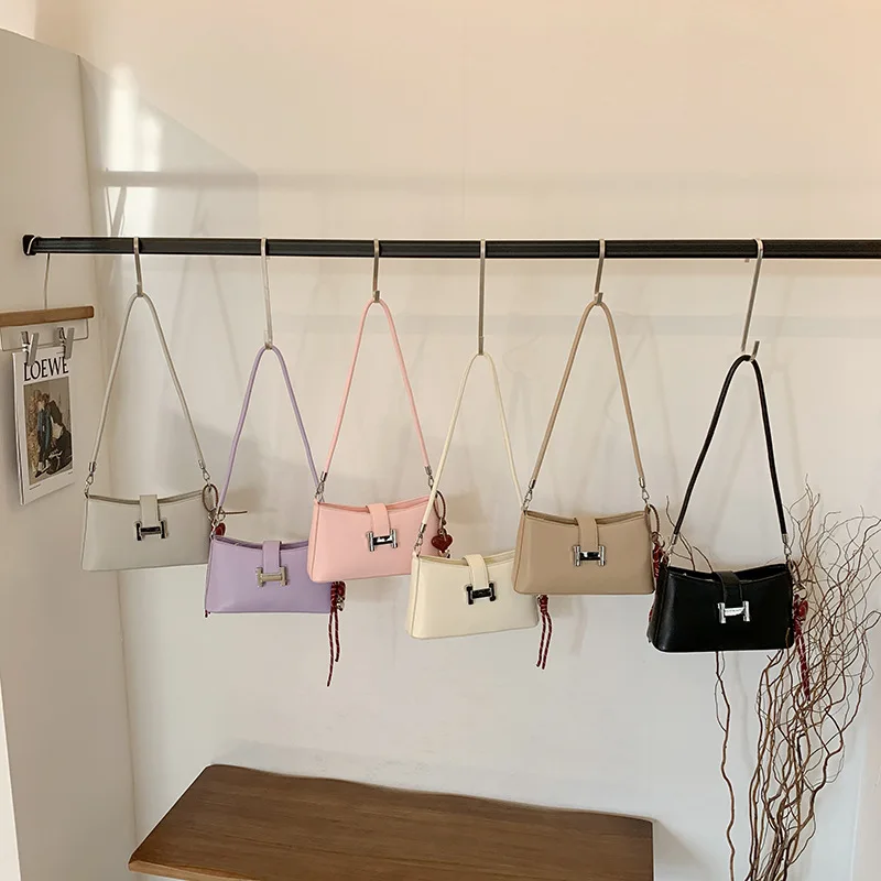 ‌ حقيبة الرغيف الفرنسي المستوحاة من 2025 - محفظة نسائية راقية |   جلد نباتي + حقيبة كروس/رسول متعددة الاستخدامات ‌