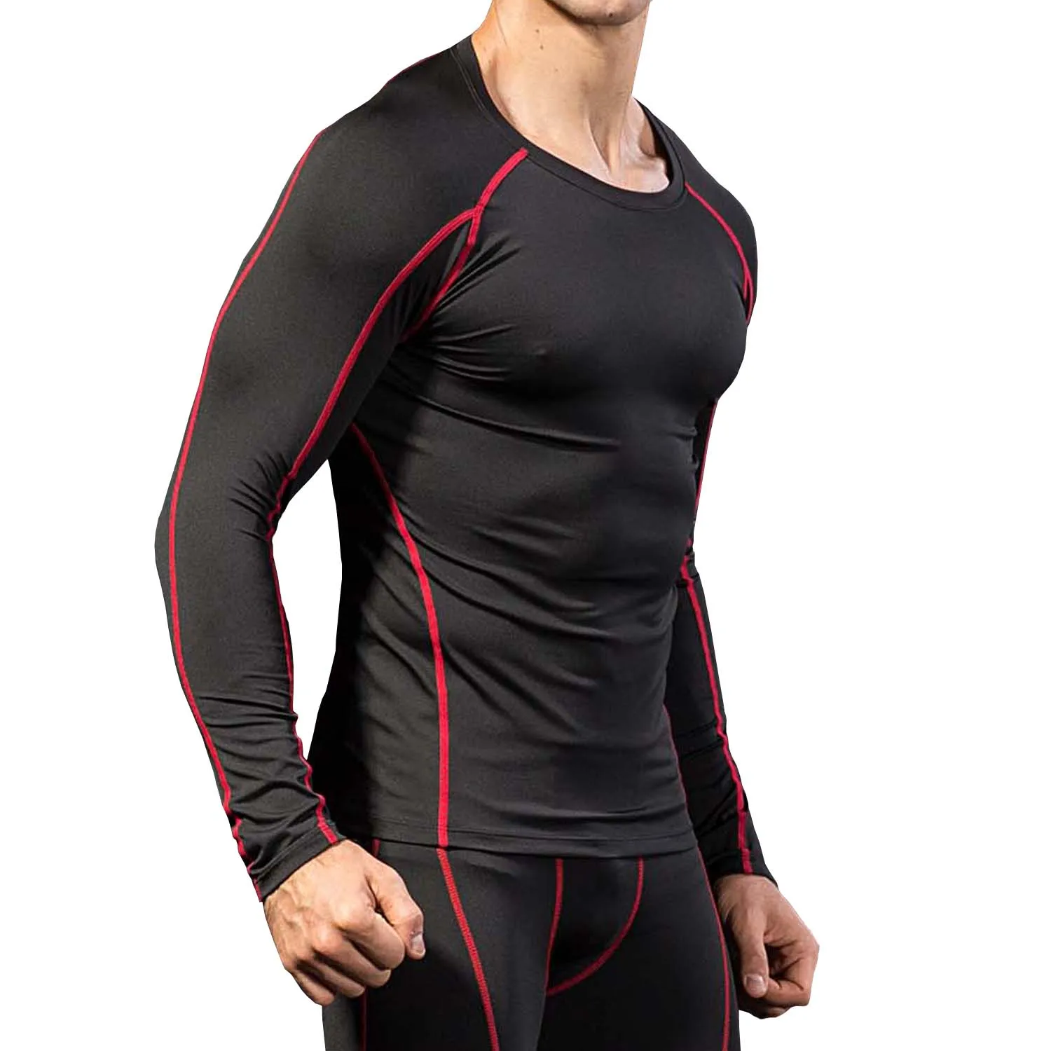 2023 Compression Running T Shirt Fitness Men Tight Long Sleeve Tshirt Training Jogging Shirts Gym Sportswear Quick Dry Tee