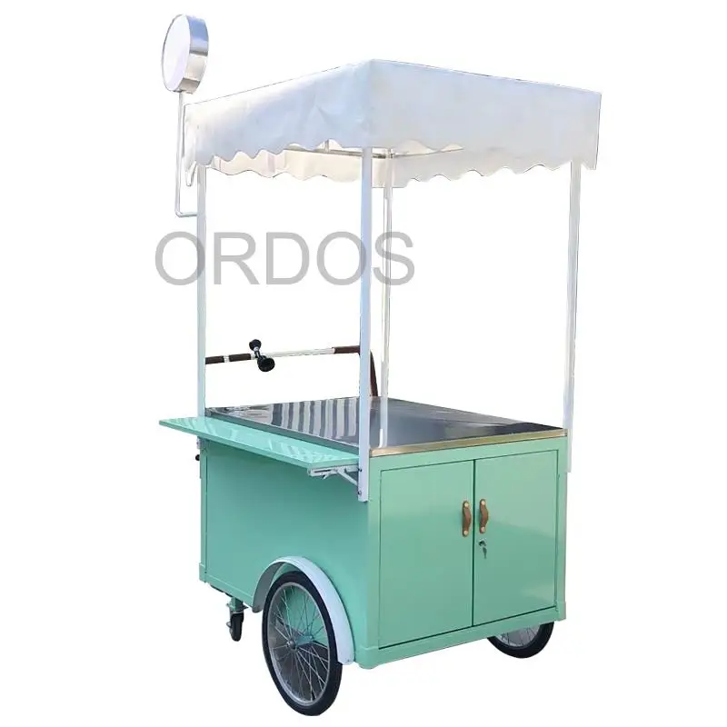 Ice cream vending truck  customized Prosky Mobile Mini Street  Food Stall Cart For Thailand