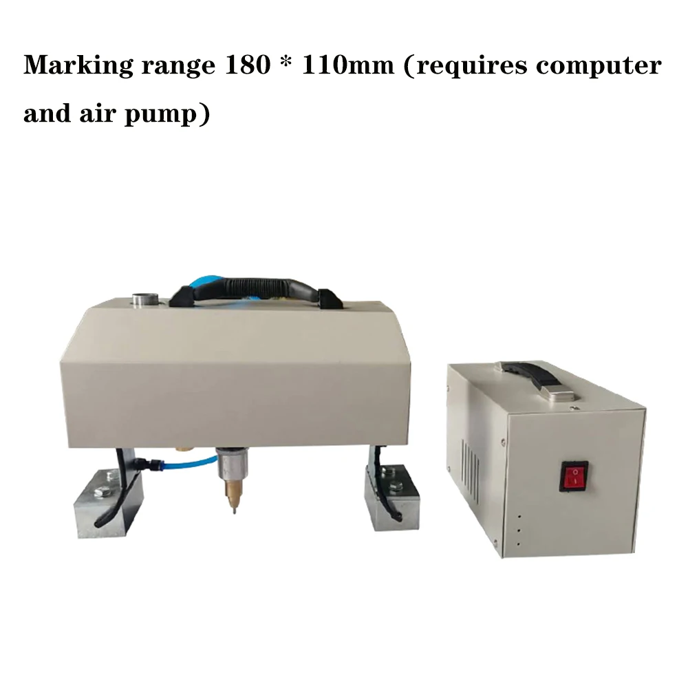 ELECTRIC Portable Metal Dot Peen Marking Machine For VIN Code(180*110mm) Frame Marking Machine chassis number 220V/110V