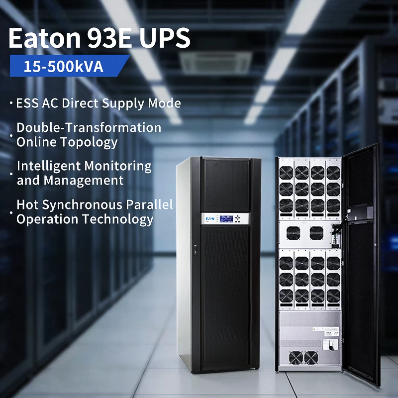 Eaton 93E 80KVA 100KVA 120KVA 160KVA 200KVA 300KVA 400KVA 500KVA Tower UPS for Computer/networking