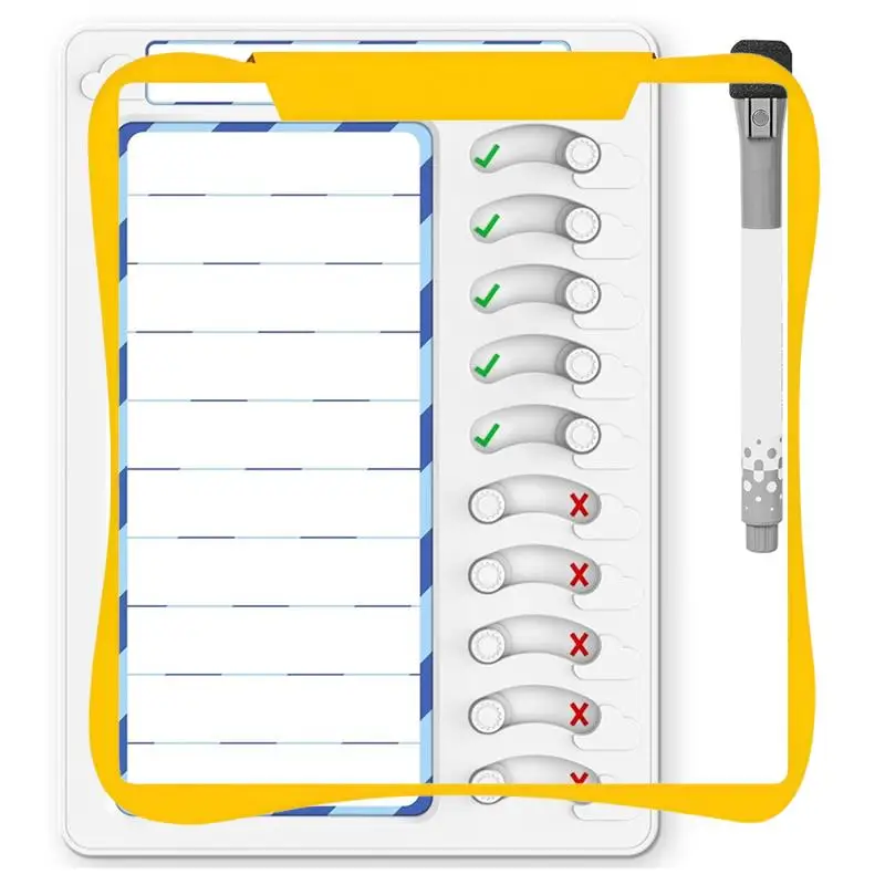 Erasable Chore Chart For Kids For Kids To Do List Routine Task Planning Board With Magnetic Stickers Refrigerator Magnet Durable