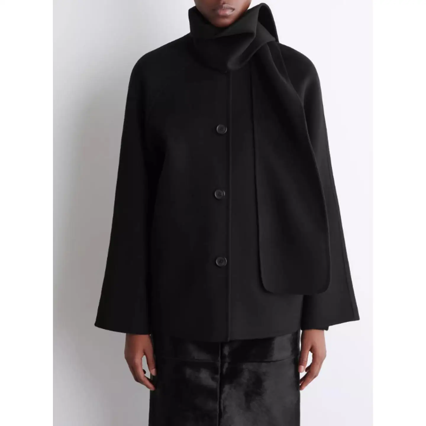 

Early Autumn High nce Sensation Silent Luxury Sle Scarf Jaet Coat Long Sve Commute Sle Other Material 00