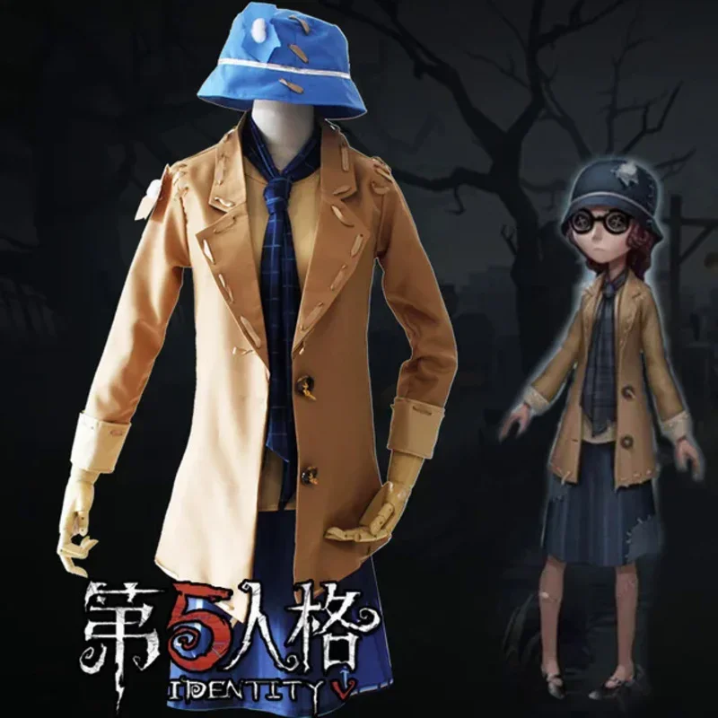 Identity V Game Cosplay Mercenary Protector Doctor Costumes Party Halloween Costumes Adult Men Women