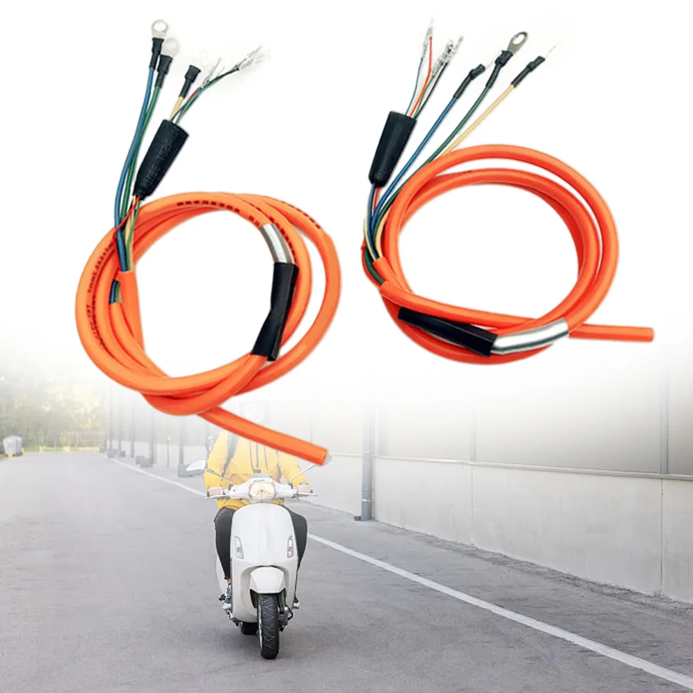 1 Set Motor Cable 800W Wheel Hub Engine With 5 Hall Senor Connector Replace For Electric Scooter Bicycle Wires E-Scooter Parts