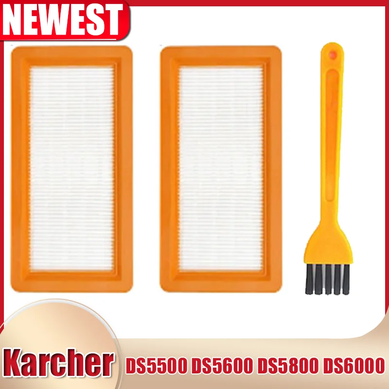 Replacement Washable HEPA Filter for Karcher DS5500 DS5600 DS5800 DS6000 DS6 Premium Robot Vacuum Cleaner Parts Accessories