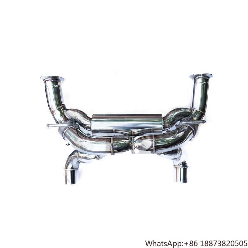 

Exhaust for Lamborghini Aventador LP700-4 Upgrade to SVJ Body Kit Stainless Axle Back Muffler Valved Exhaust