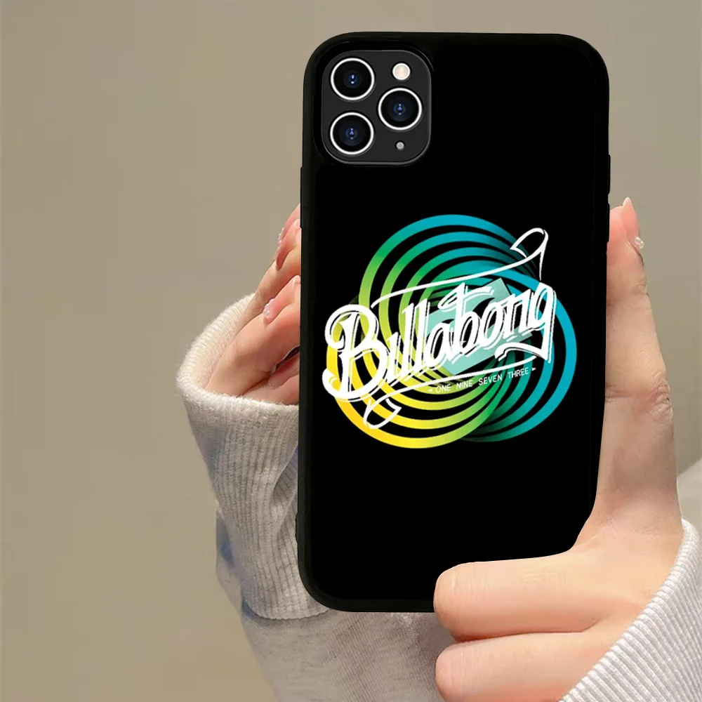 Casual Surfing B-BillabongeS Phone Case Silicone PC+TPU For Samsung S10 20 30 22 23 24 Plus Lite Ultra Cover