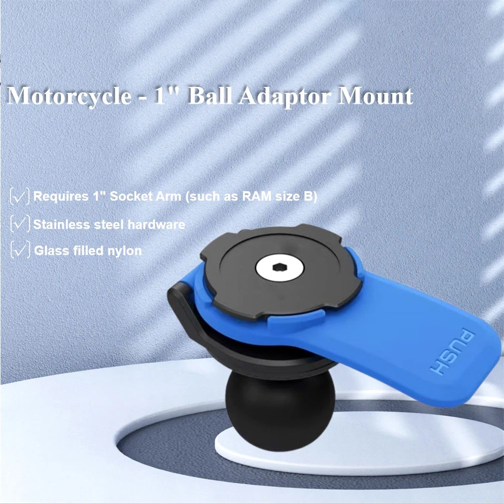 

1-Inch Ball Adaptor Designed for Motorcycle Phone Bracket Mount