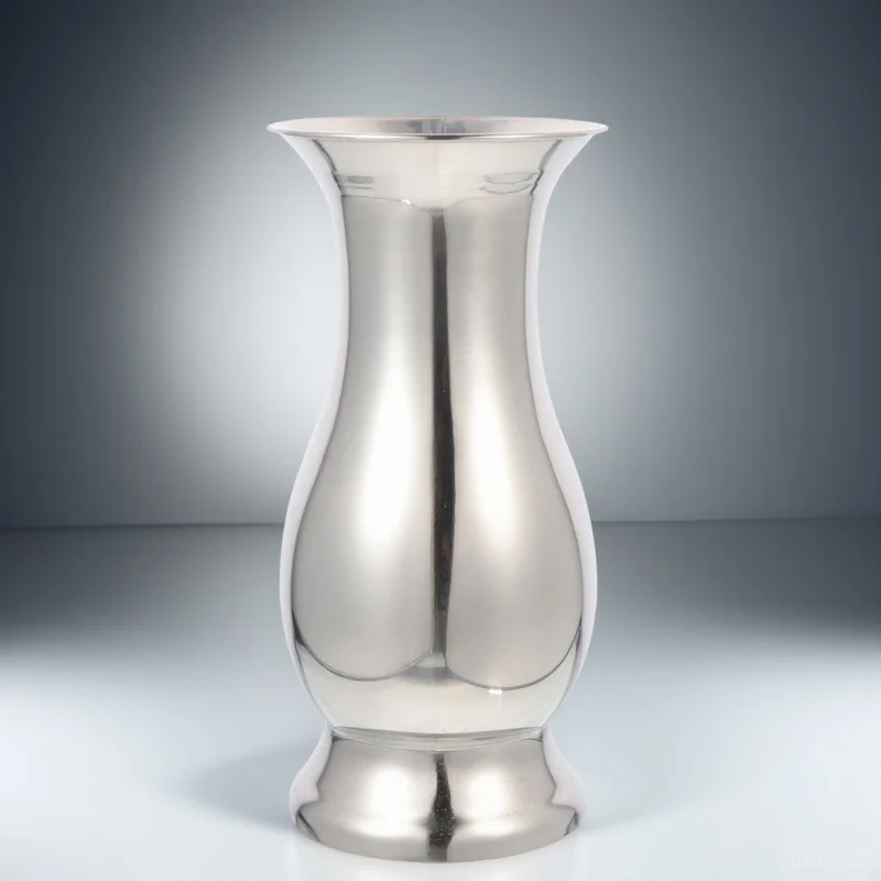 

Stainless Steel Flower Vase Metal Flower Holder Stable Desktop Table Centerpiece Decorative Home Ornament Tabletop Ornament