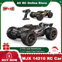 (Out of stock) MJX 14210 Hyper Go 1:14 V3.0  RC Car 4WD Dual Shell 75km/h Off-road Racing RC Truck 2.4G 45A ESC High Speed Brushless Metal Drift Car Electric Adults Children's Toy,New Year, Christmas Festival Gift set