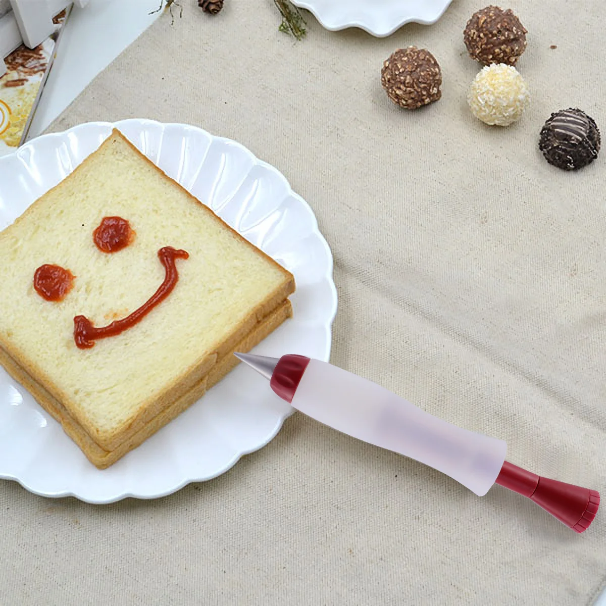 

Cake Decorating Pen Silicone Piping Tool For Cream Chocolate Fondant Baking Wedding Birthday Cake Decorating