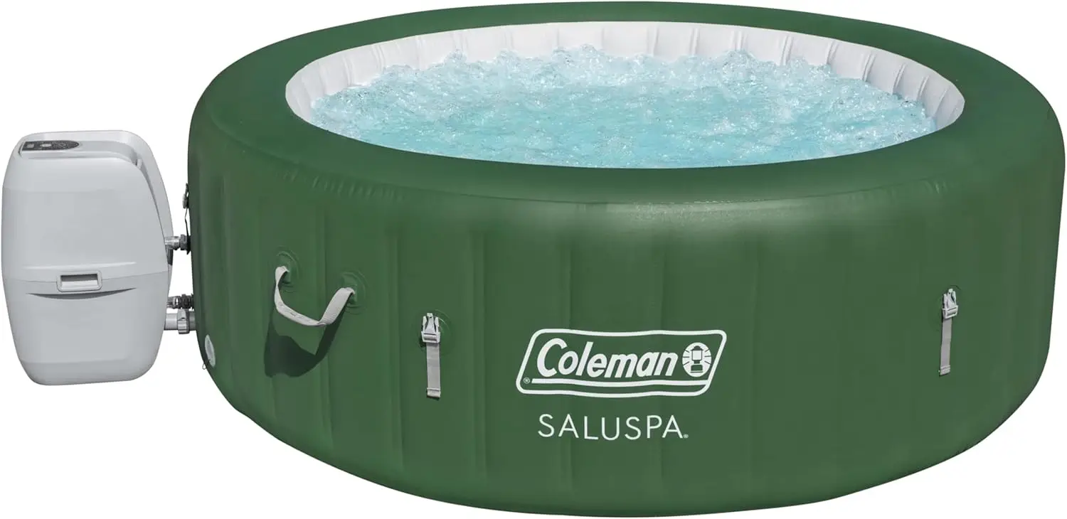 Coleman Palm Springs Energysense Airjet Inflatable Hot Tub Spa (77