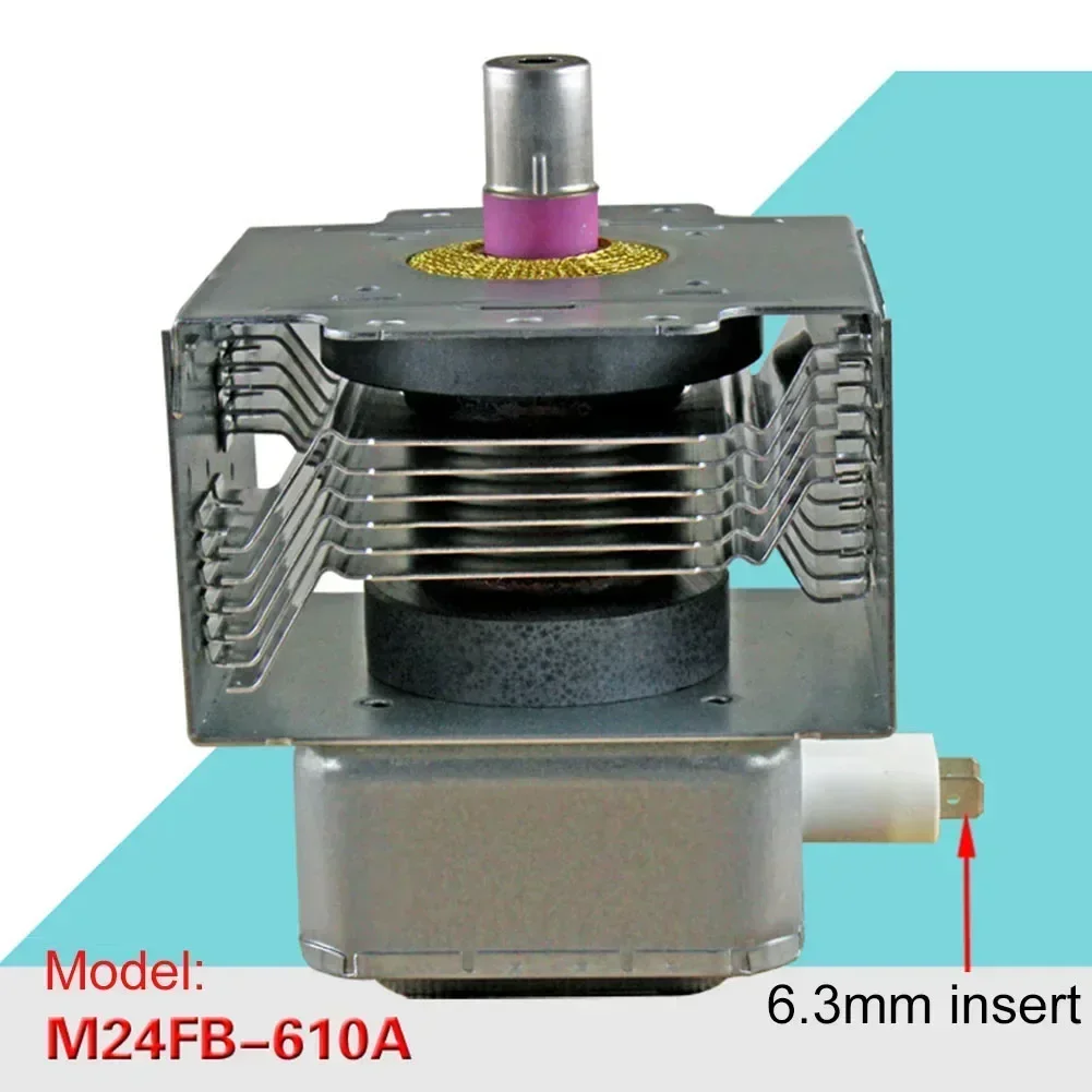 1 pz Forno A Microonde Magnetron Per Parti Forno Mcrowave, M24FB-610A Magnetron 2M219 2M253J 11.5 cm × 3.5 cm Metallo Argento Strumenti