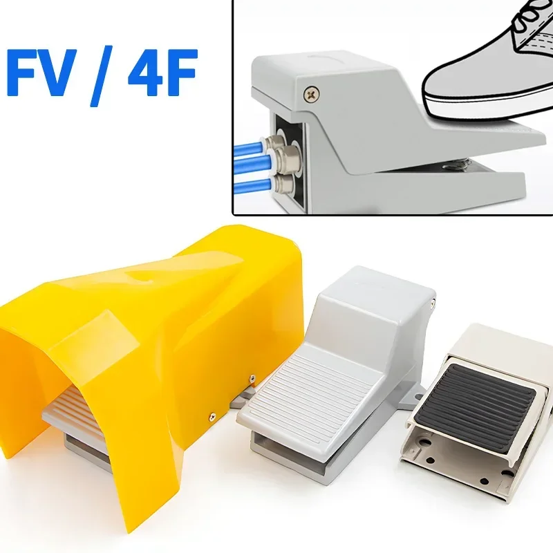 

Efficient Pneumatic Foot Pedal Control Switch: 4F210-08 08L Air Control Valve, FV420 Foot Switch and FV320 Air Cylinder