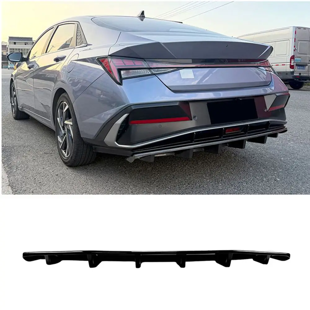 FOR Hyundai Elantra MK7.5 Standard Version   2023+  ABS Spoiler Diffuser Guard Deflector Body Kit Cover