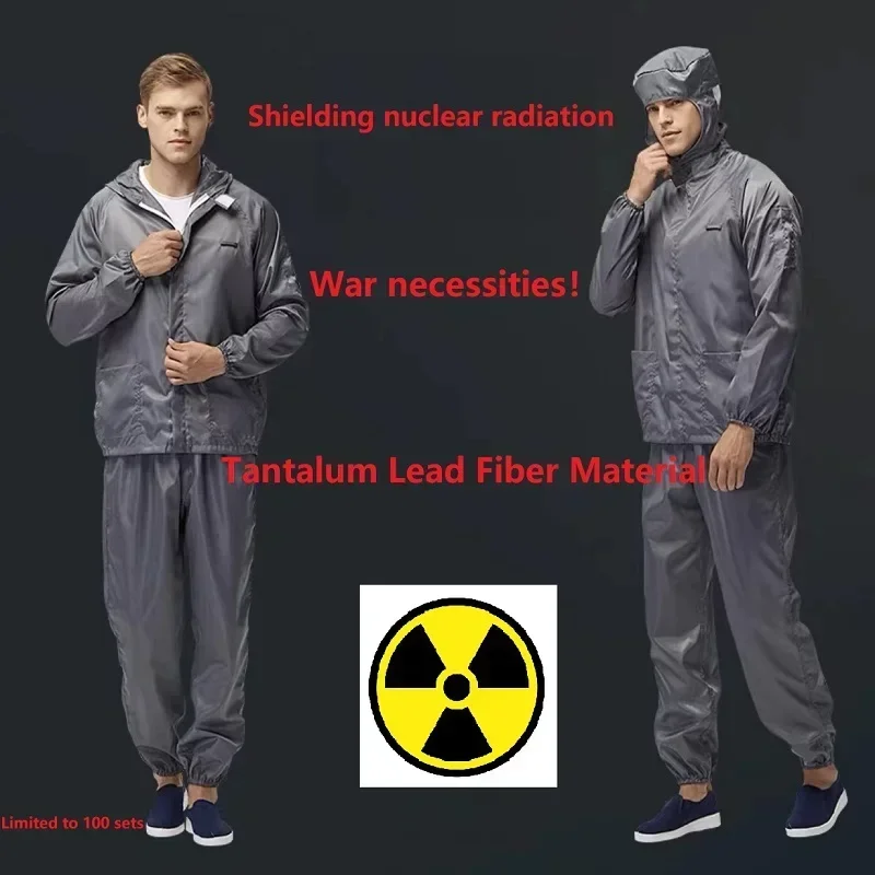 Tantalum Lead Fiber Material Nuclear Radiation Protective Clothing Table Anti-Radiation Antitin Face Gas Defense Mask