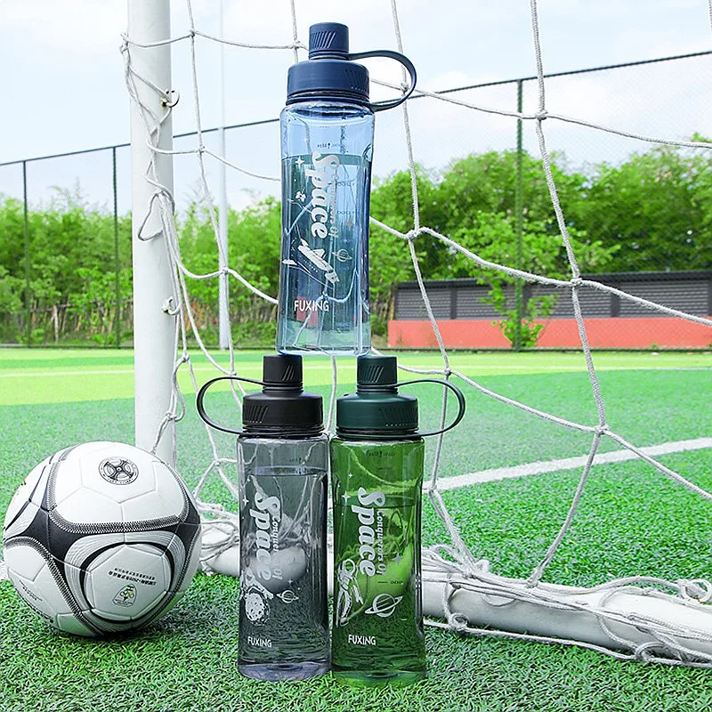Large Capacity Sports Water Bottle Outdoor Portable Plastic Cup Drop Proof Leakproof Direct Drink Space Cup Travel Tumbler Gift