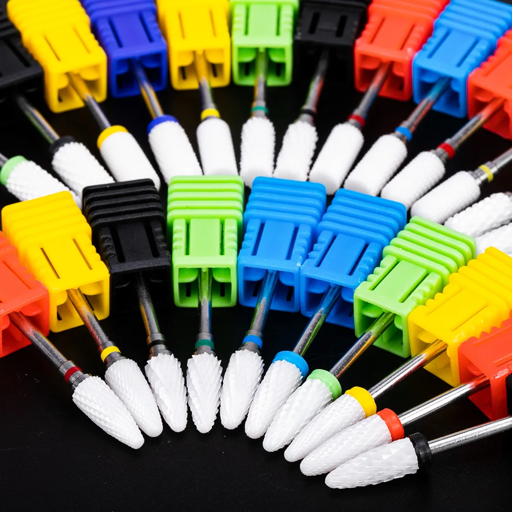 

Керамические сверла для ногтей, электрические маникюрные фрезы для машинного фреза, заусенцы для ногтей, аксессуары для педикюра, инструменты