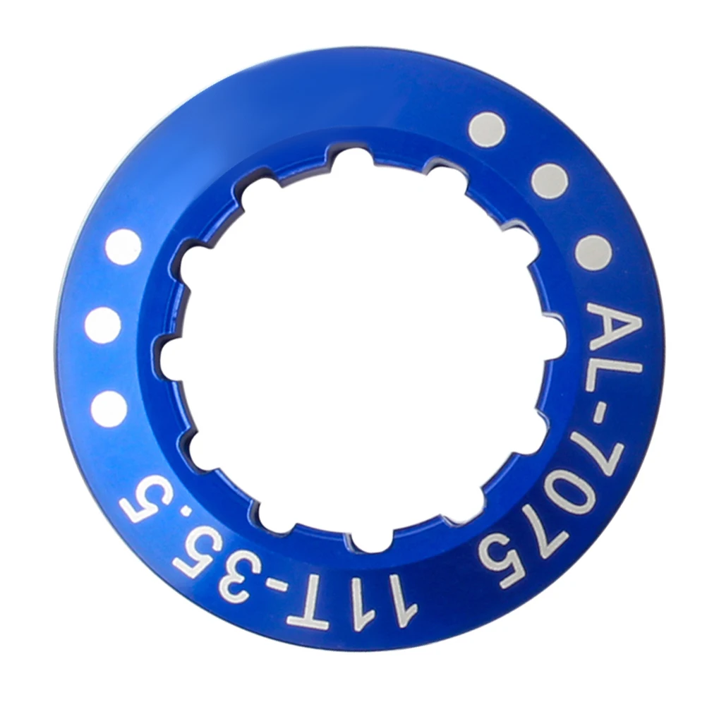 

Bicycle Flywheel Cover 7075 Aluminum Alloy For Mountain Road Folding Bike Blue Replacement Flywheel Ring Lock Lightweight High