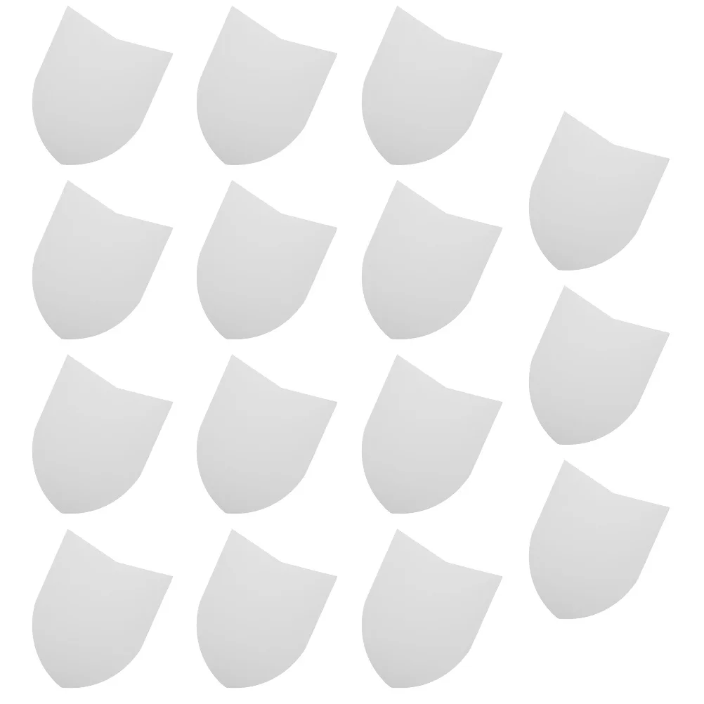 15 قطعة من الدروع الورقية غير المكتملة للأطفال دهان داي لعب الأدوار ملحقات الحفلات منطقة تزيين كبيرة للأطفال درع فارغ