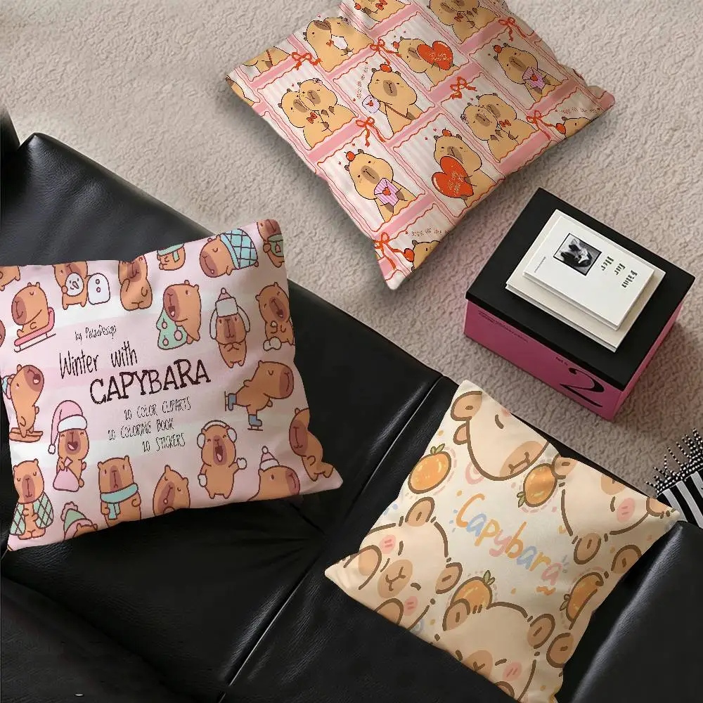 CUTE Capybara pillow cover sofa cushion cover home room decoration children gift