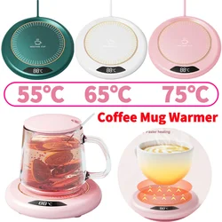 Electric Coffee Warmer USB Plug Coffee Mug Warmer 3 Temperature Setting Portable Cup Warmer for Heating Coffee Beverage Milk Tea
