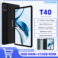 DOOGEE T40 Tablet 11“ 2.5K IPS Display 20(8+12)GB+512GB Helio G99 8580mAh 18W Charge 7.6mm ultra-thin Face Unlock Android 14