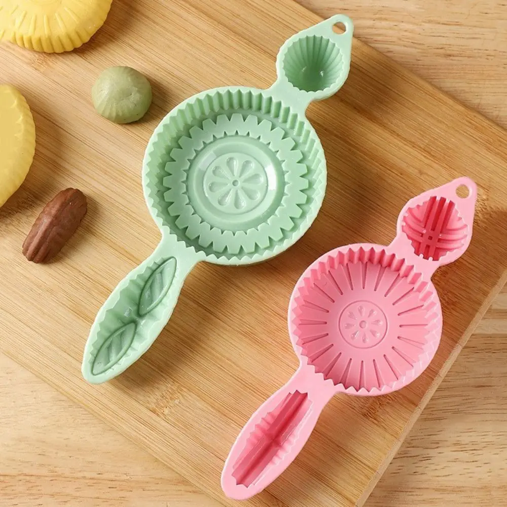 Cookie Cutter DIY Mooncake Mold Hand Press Non Stick Maamoul Mold Household Plastic Middle Eastern Baking Mould Home