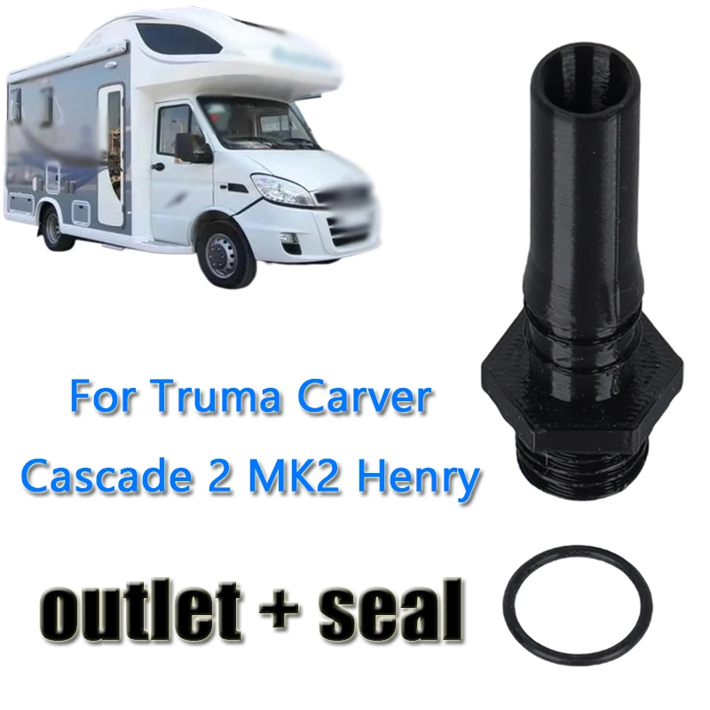 

1 Set For Truma Carver Cascade 2 MK2 Henry Water Heater For Truma Hot Water Outlet + Seal Kits RV Caravan Motorhome Accessories